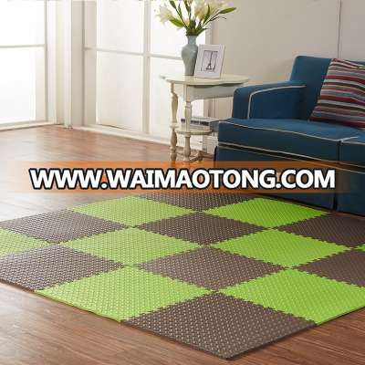 Leaves Grain EVA Foam Interlocking Floor Mat